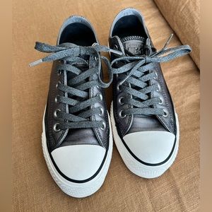 Platform Converse size 6 gunmetal